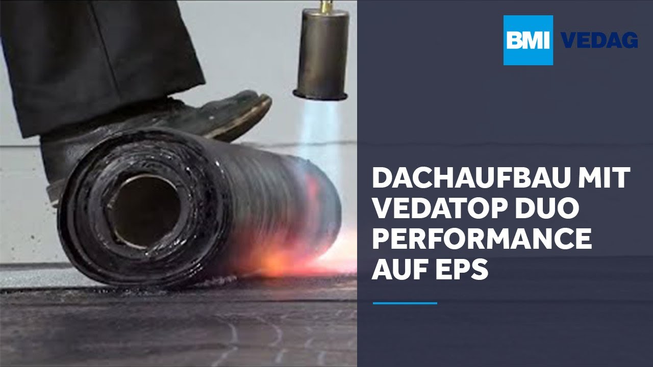Dachaufbau mit Vedatop Duo Performance auf EPS | BMI Vedag