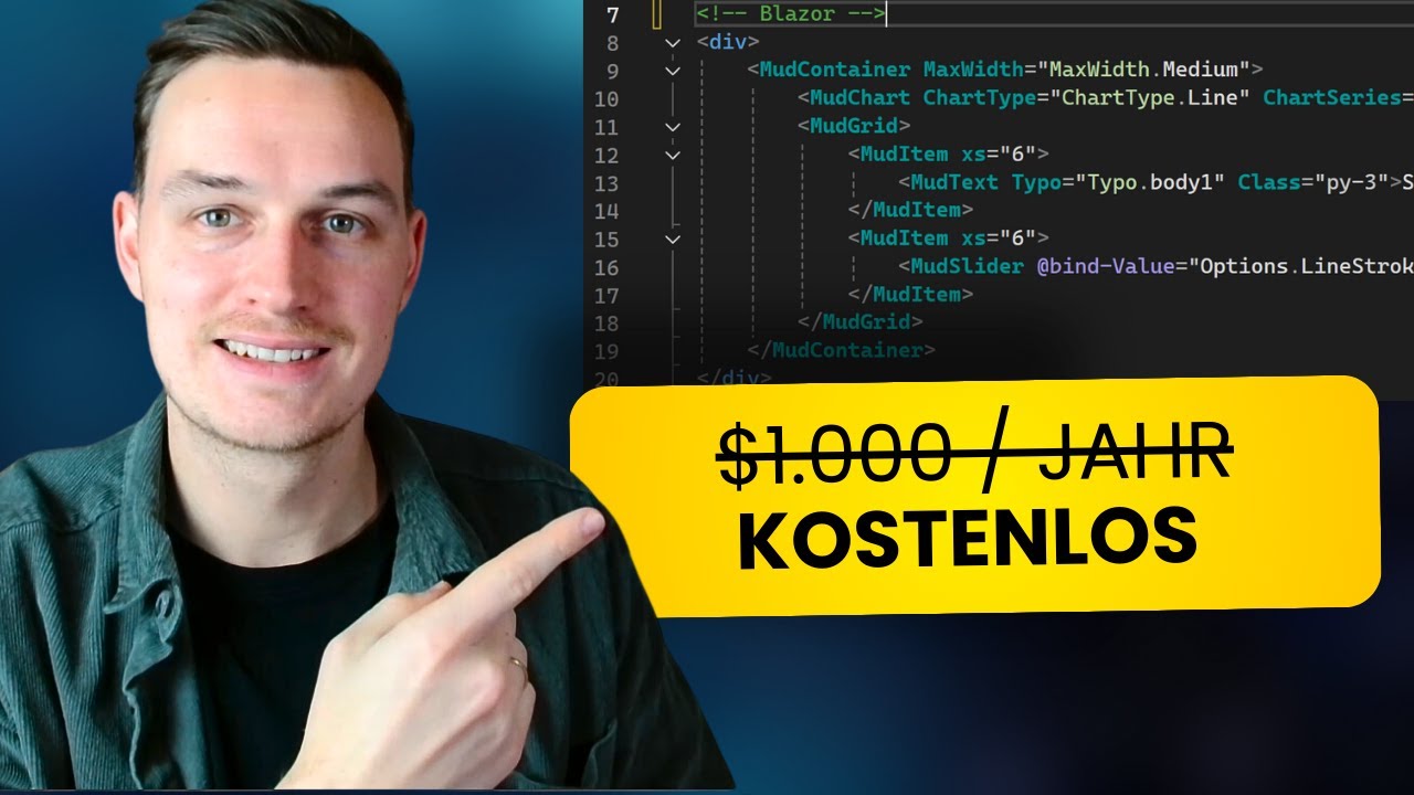 Spar dir die 1.000€ pro Jahr 🙌 Nimm lieber diese Blazor Bibliothek.