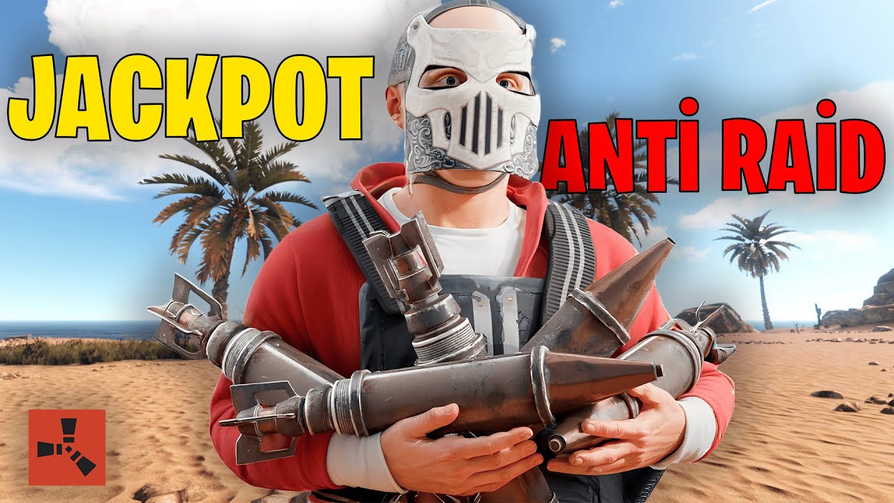 ANTİ RAİD ATIP 166 ROKETLİK VURGUN YAPMAK | Rust Türkçe