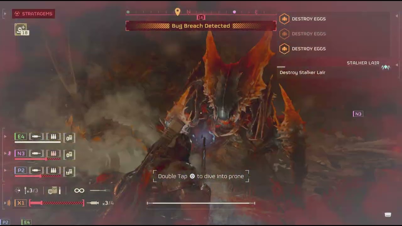 Spear vs stalker swarm