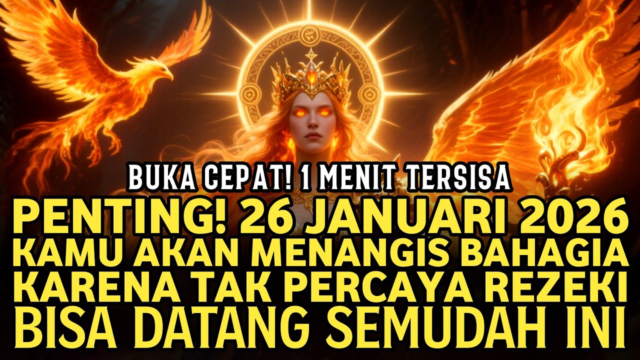 JIWA TERPILIH ✨ SEBELUM 26 JANUARI 2026 UANG DATANG BEGITU DERAS SAMPAI KAMU MERASA ITU MIMPI