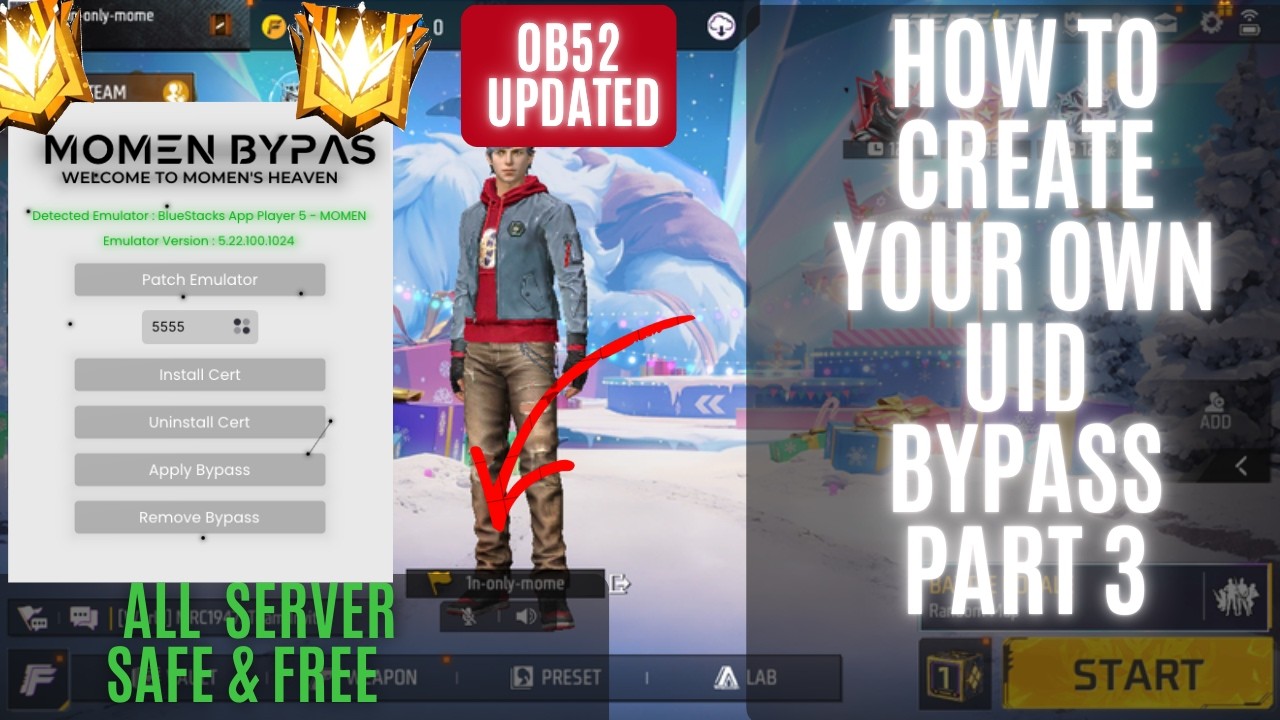 HOW TO CREATE YOUR OWN UID EMULATOR BYPASS PART 3 | UID BYPASS | FREE FIRE UID EMULATOR BYPASS
