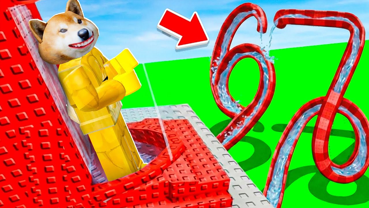 HO COSTRUITO IL PARCO ACQUATICO PIÙ ILLEGALE E PERICOLOSO DEL MONDO SU ROBLOX!