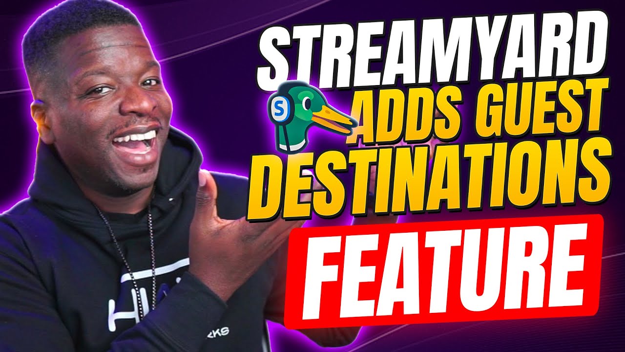 Increase your Live Show Reach with Guest Destinations from StreamYard