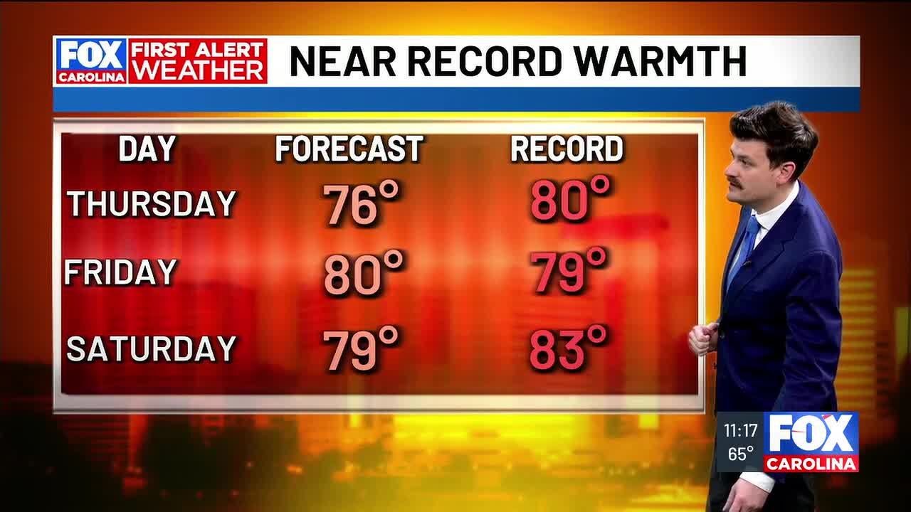 Spring-like pattern takes hold in western Carolinas
