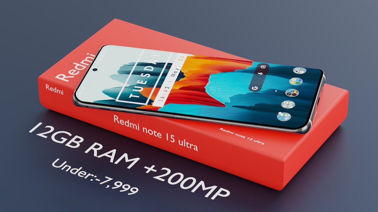 Redmi Note 15 Ultra 5G⚡200MP Sony Camera, 8000mAh Battery, 200WT Charge, First Look, Full Specs