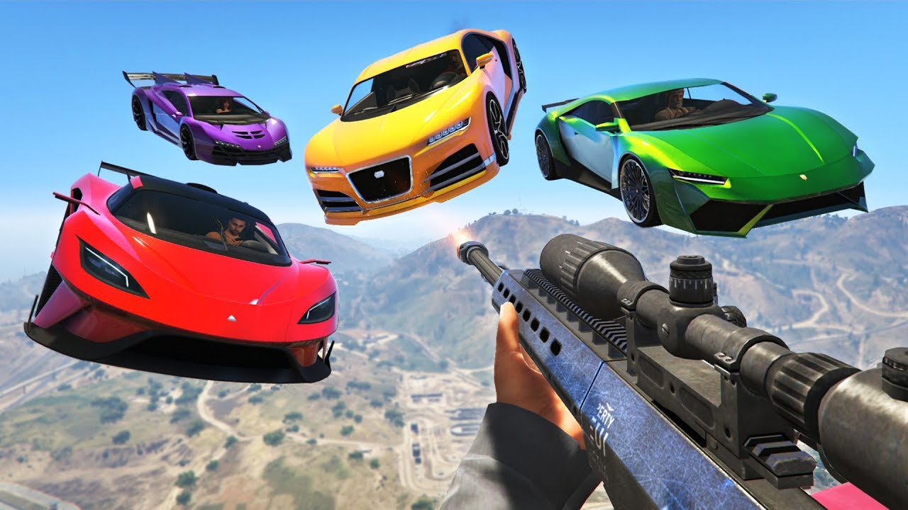 EXTREME SNIPERS vs STUNTERS!!! (GTA 5 Online)