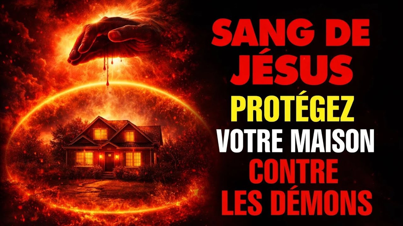 🩸🔥 LE SANG DE JÉSUS QUI EXPULSE LES DÉMONS ET PROTÈGE LA MAISON | Prière Puissante  🔴