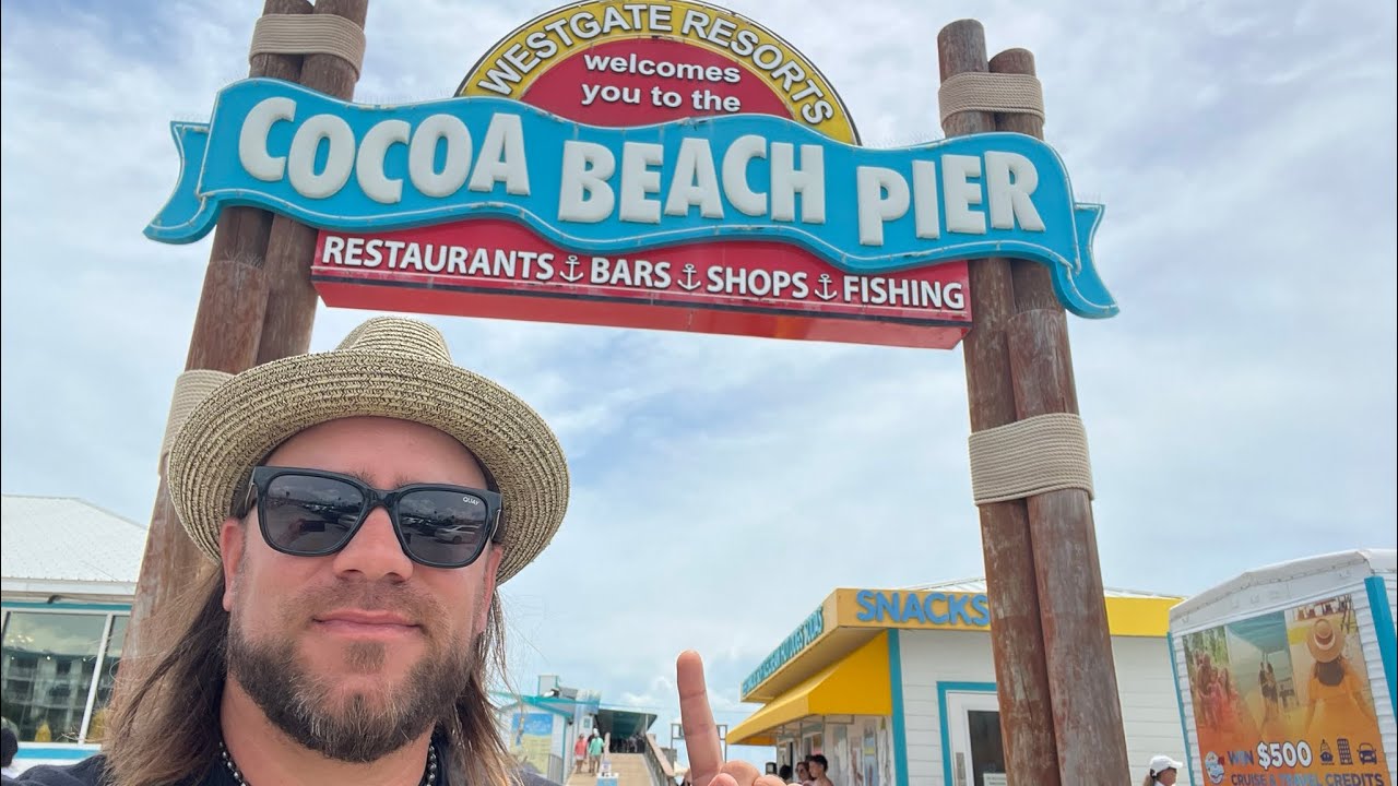 Visiting Cocoa Beach Pier, Ron Jon, & Ashley’s Restaurant in Rockledge, FL - Day Trip From Orlando!