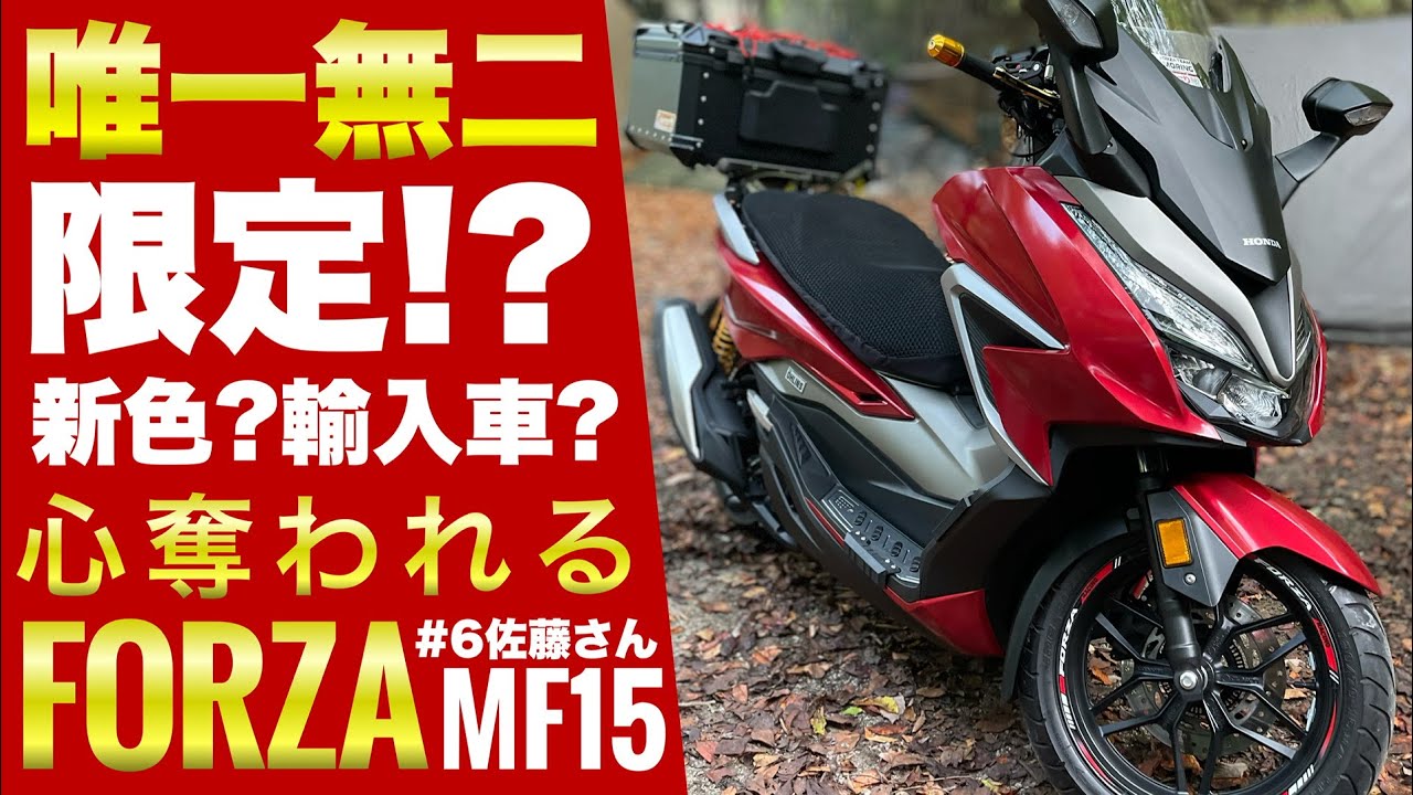 【日本未発売PCX兄弟バイク】フォルツァ250クリスマス仕様？🎄アツ過ぎるカスタム紹介！MF15 #6佐藤さんFORZA