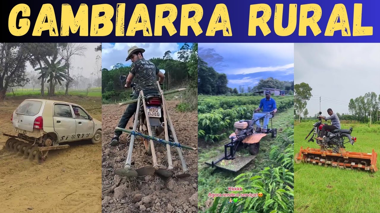 GAMBIARRAS da ROÇA: quem inventa não precisa comprar! Veja como economizar.