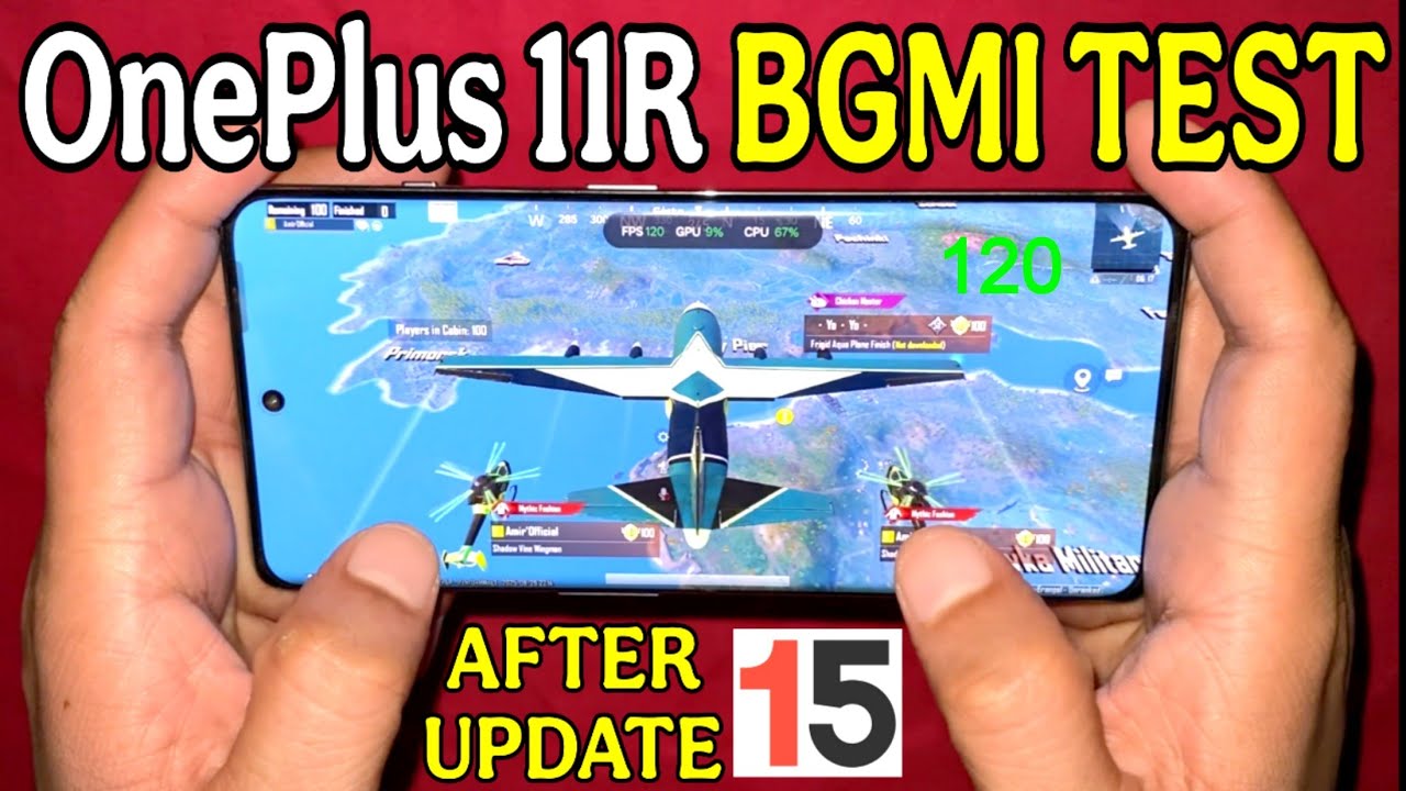 OnePlus 11R 5G BGMI TEST 120FPS WITH FPS METRE | OnePlus 11R 5G BGMI GAMEPLAY 120FPS