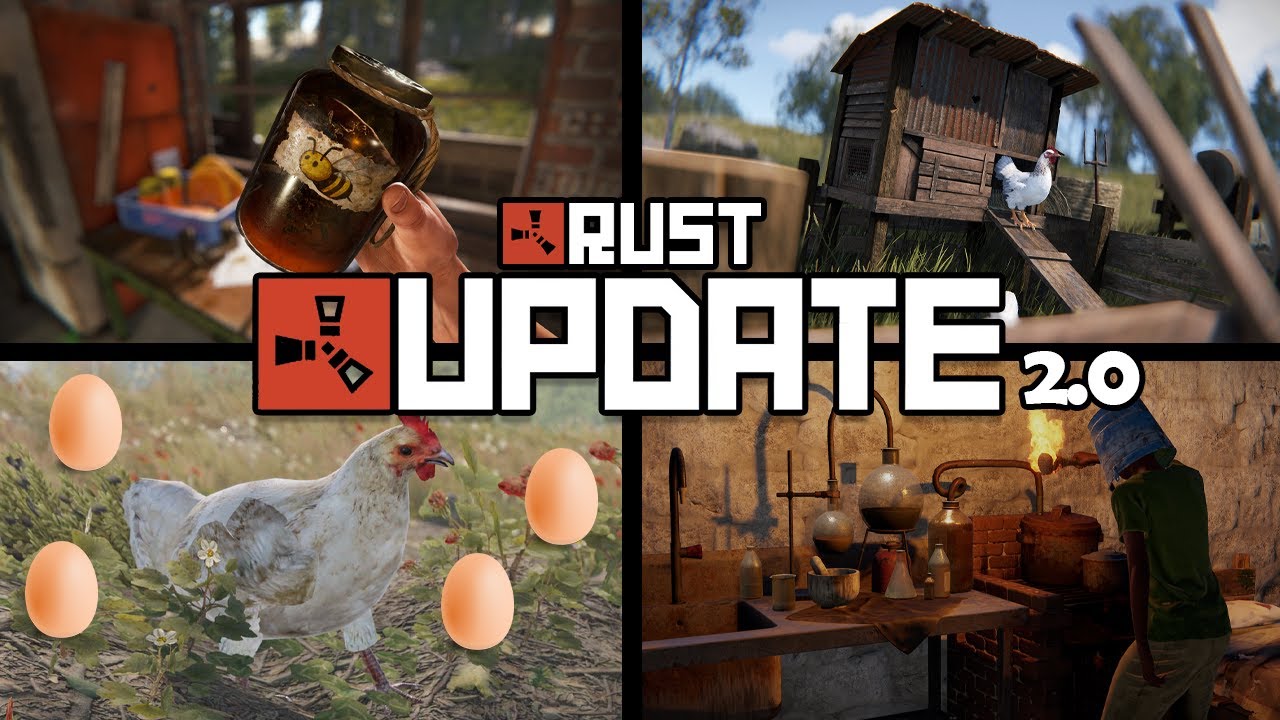 Rust 2.0 Crafting Update: Chicken Coops, Cooking & More!