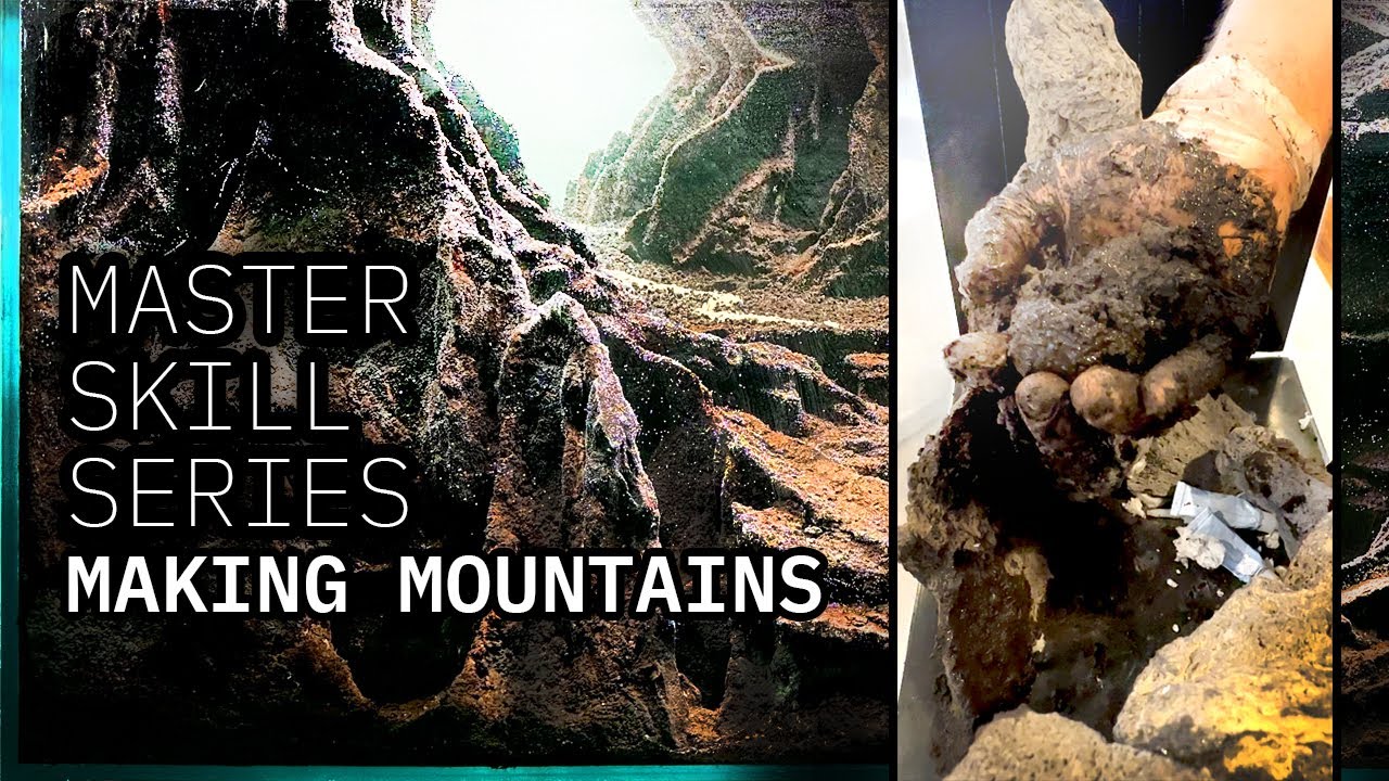 Aquascaping Master Skill Series 1: Making Mountains in Nano Aquarium (Hardscape Demonstration)