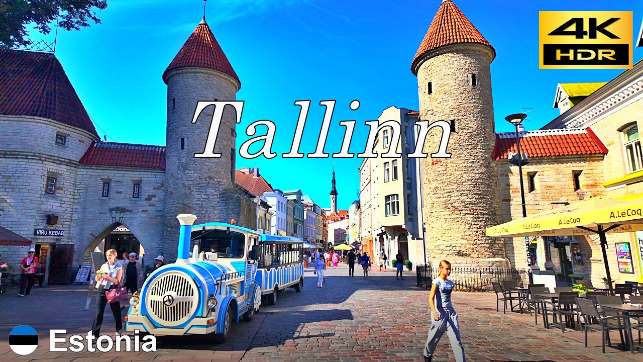 Прогулка по Таллину в сумерках / Эстония 🇪🇪 / Август 2024 года / 4K HDR