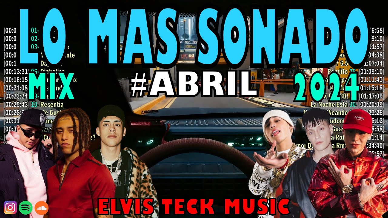 MIX LO M&Aacute;S SONADO CHILE #ABRIL 2024 (CRIS MJ, JERE KLEIN, LUCKY BROWN, PABLO CHILL-E, KIDD VOODOO)