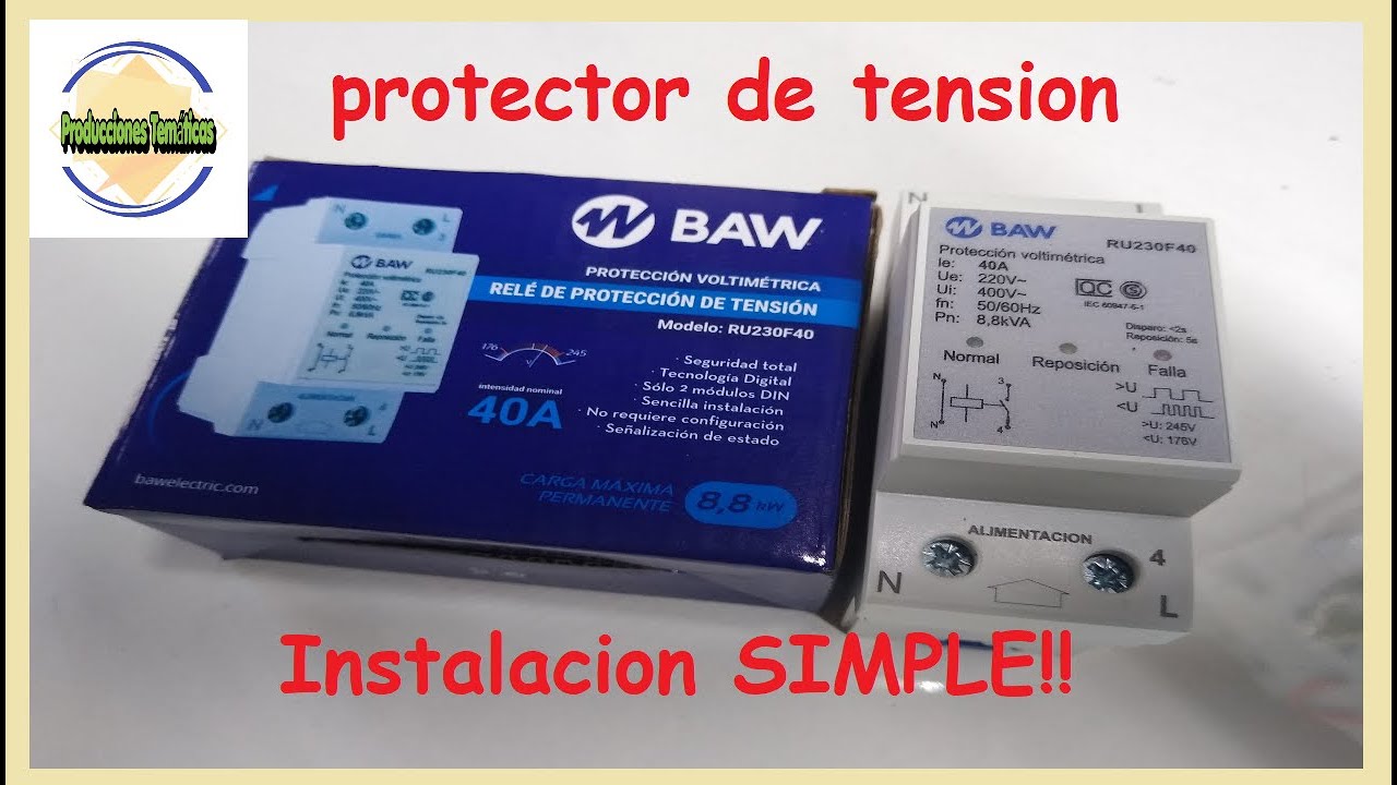 PROTECTOR DE TENSION⚡⚡, como y DONDE se instala!!