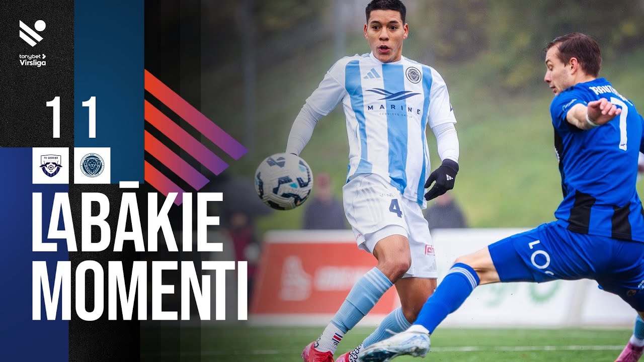 35. kārta: FK Grobiņa 1:1 Riga FC (Labākie momenti)