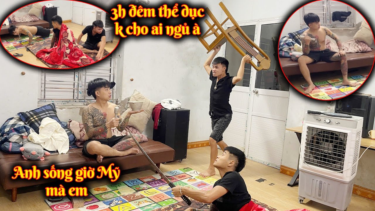 Ho&agrave;ng Dũng Troll P.h&aacute; Giấc Ngủ ae Team L&uacute;c 3giờ Đ&ecirc;m Tập Thể Dục v&agrave; C&aacute;i Kết