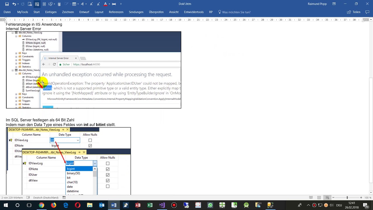 SQL Server int bigint in C# int long  Data Type NOT UInt64 or ULong