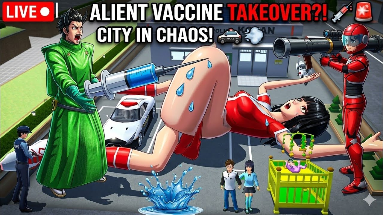 RINA TIMAKI Gave Birth to a Baby at school 👶🍼#sakuraschoolsimulator #dramasakuraschoolsimulator #sss