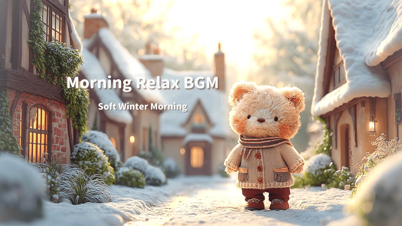 【朝のリラックスBGM】やさしい光に包まれる冬の朝｜Soft Winter Morning Piano