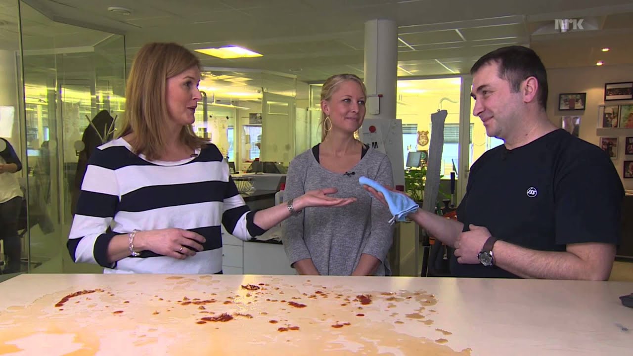 NRK Forbrukerinspektørene tester såpe kontra mikrofiber