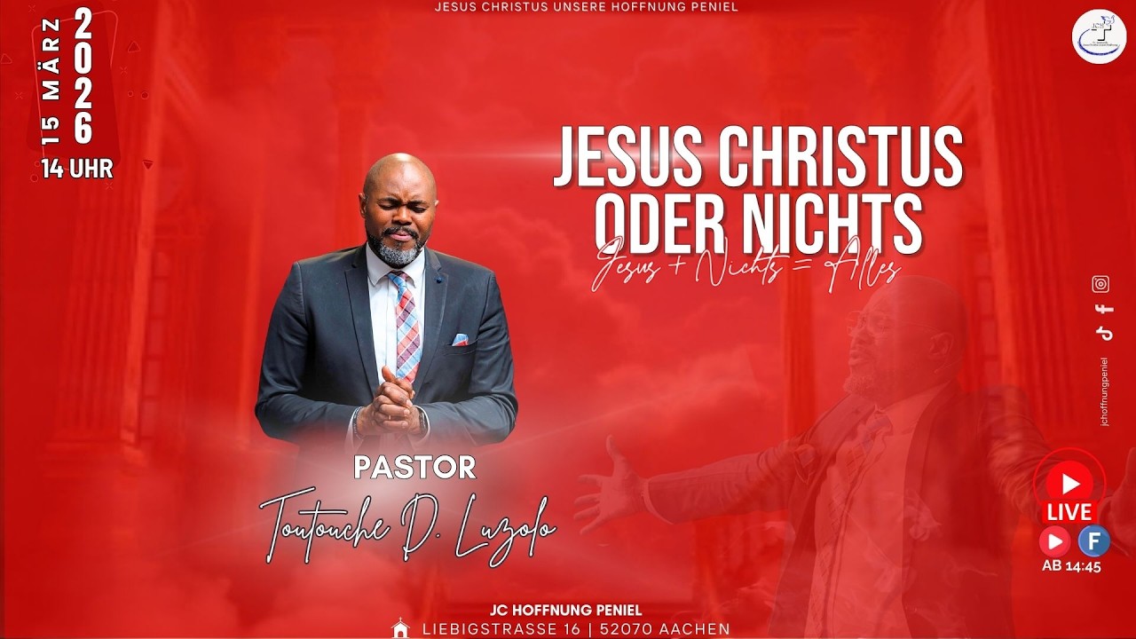 JESUS  CHRISTUS ODER NICHTS - PASTOR DAVID T. LUZOLO