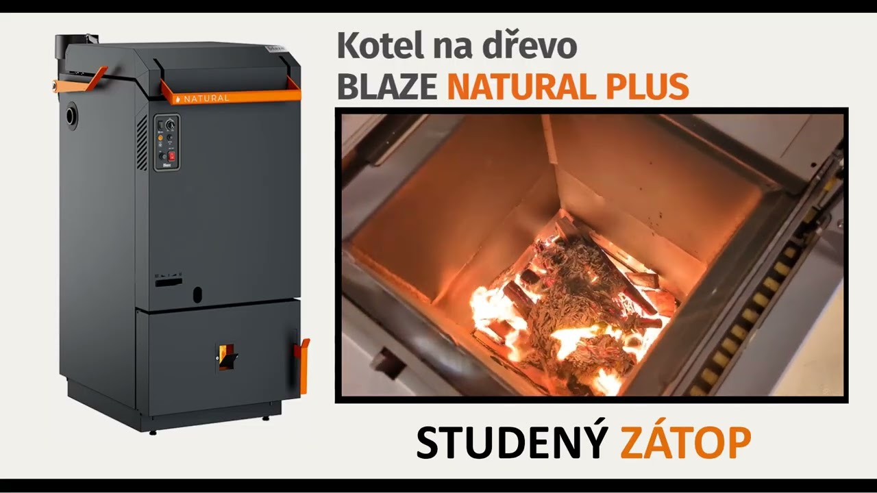 🎥 Správný zátop v kotli BLAZE NATURAL PLUS
