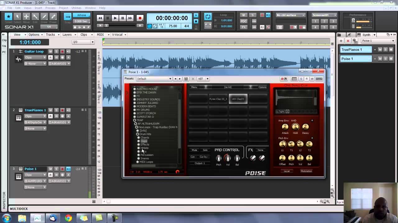 Cakewalk Sonar X1 Tutorial | Making Beats | Part 1 (of 6)