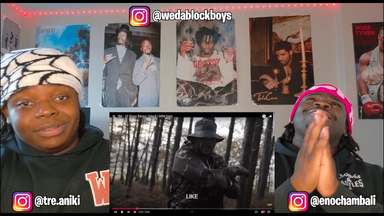 RM - 10 Shots [Music Video] | GRM Daily - REACTION