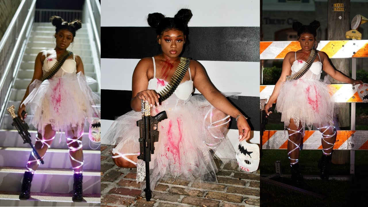 DIY CANDY GIRL (KIMMY) PURGE COSTUME | FASHION NOVA CURVE | THATSINDI