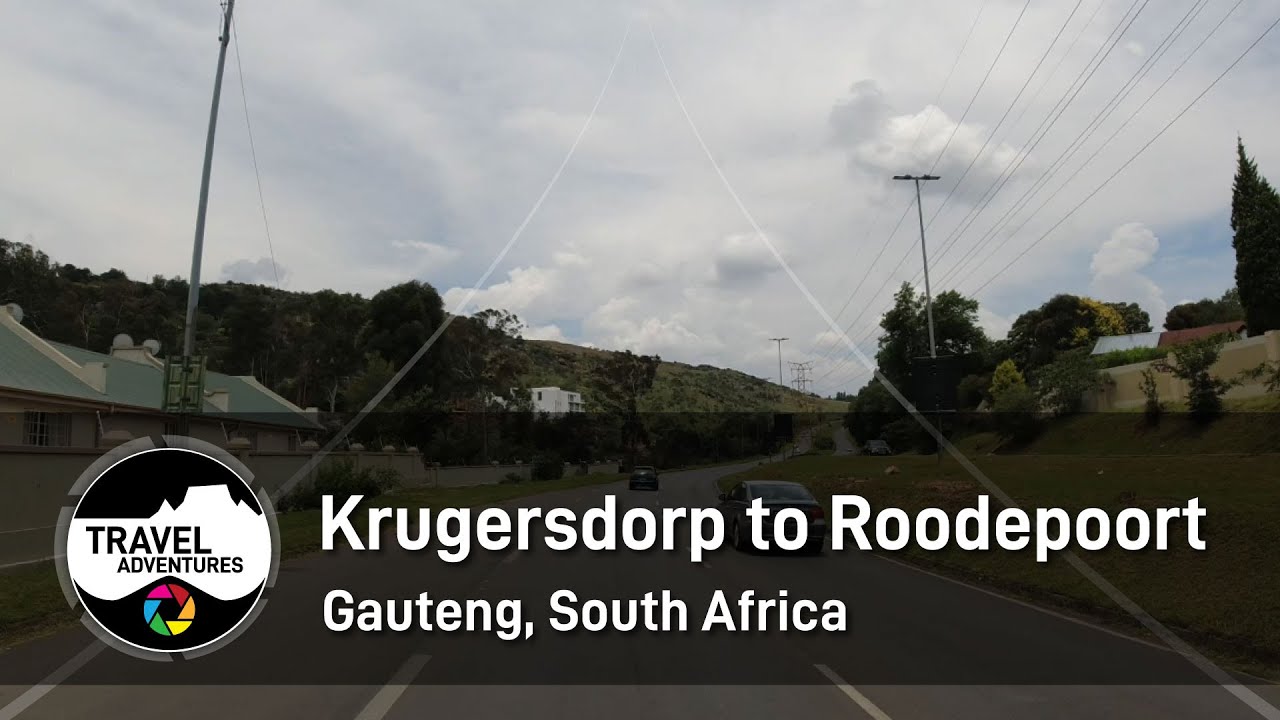 Krugersdorp to Roodepoort, South Africa Urban Rural Scenic Travel Adventure