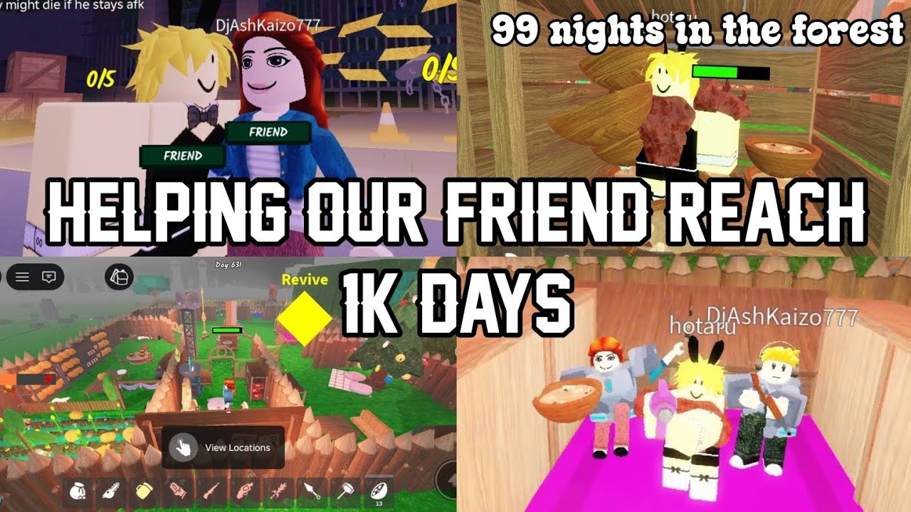 Достигните 1000 дней за 99 ночей || Roblox