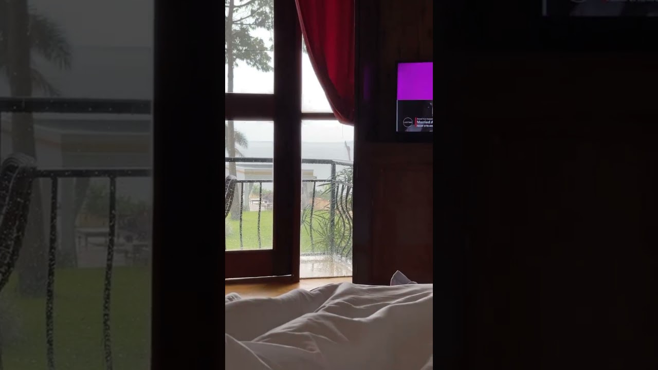 Morning rain experience at Speke Resort
