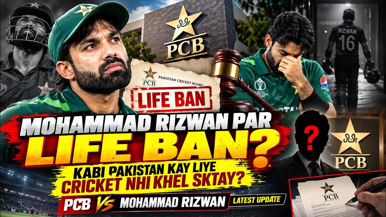 Mohammad Rizwan Par Life Ban? PCB Ka Latest Update