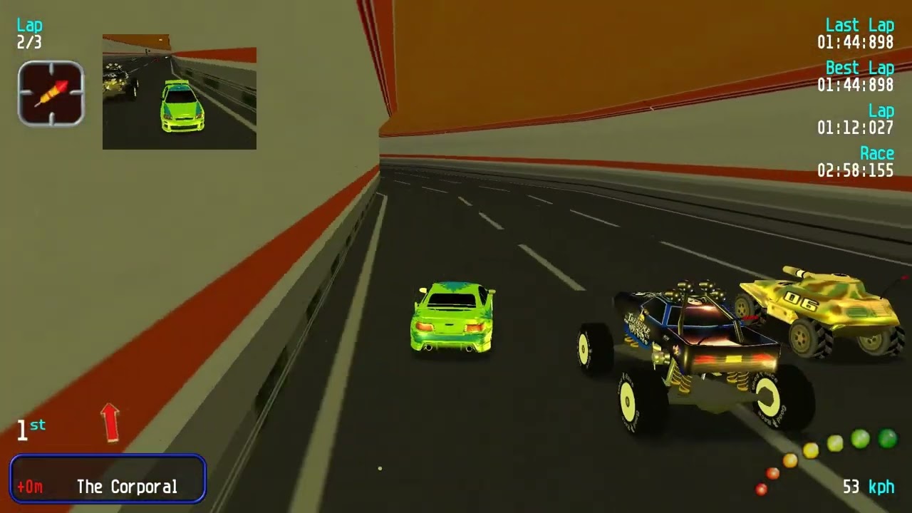 Re-Volt PC Gameplay 28 - B2 Custom Coup&eacute; at SS Highway Re-Volt