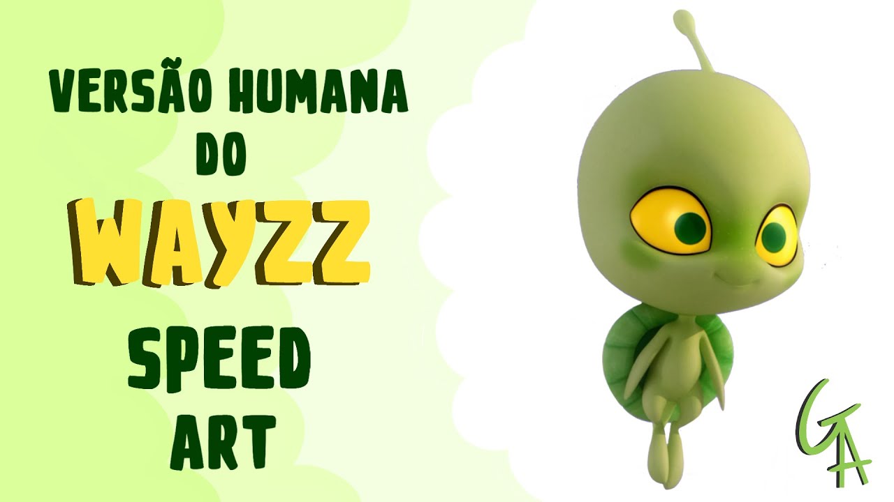 Versão humana dos kwamis! -  Speed art do WAYZZ !🐢