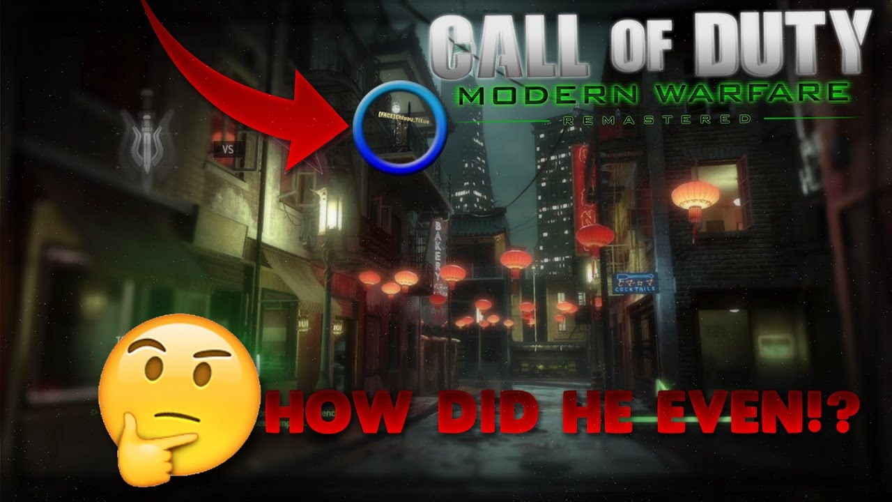 *NEW* MWR CHINATOWN HIGH LEDGE GLITCH!!! - (Modern Warfare Remastred Variety DLC)