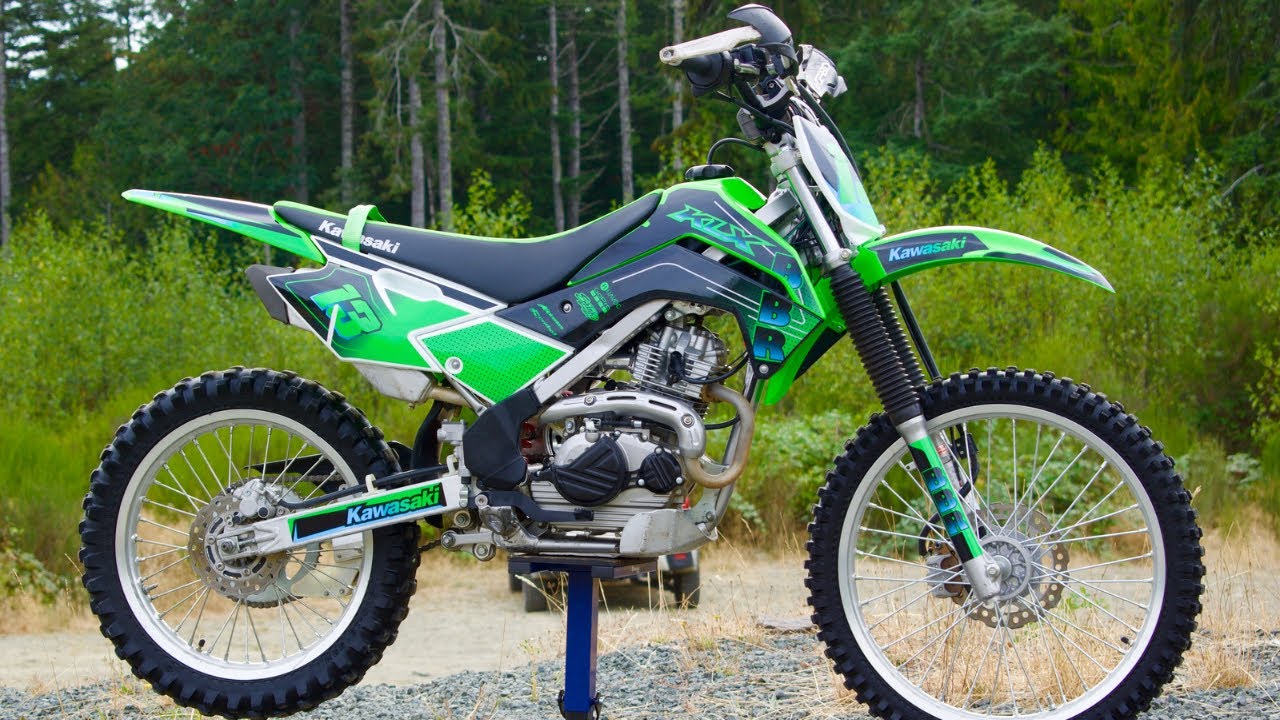 THE BBR KLX170RF V1 FIRST RIDE