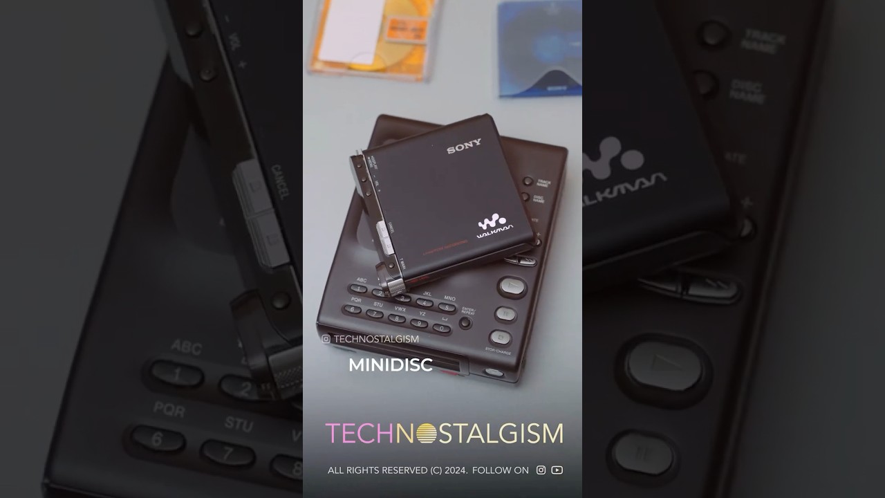 First and Last Sony MiniDisc Walkman. MZ-1 & MZ-RH1 #shorts