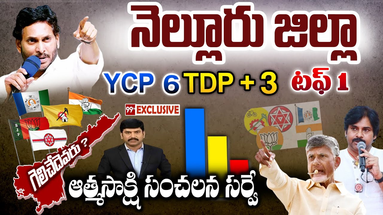 Who wins in Nellore.? |  Atmasakshi Election Survey in AP 2024 |AP Elections 2024