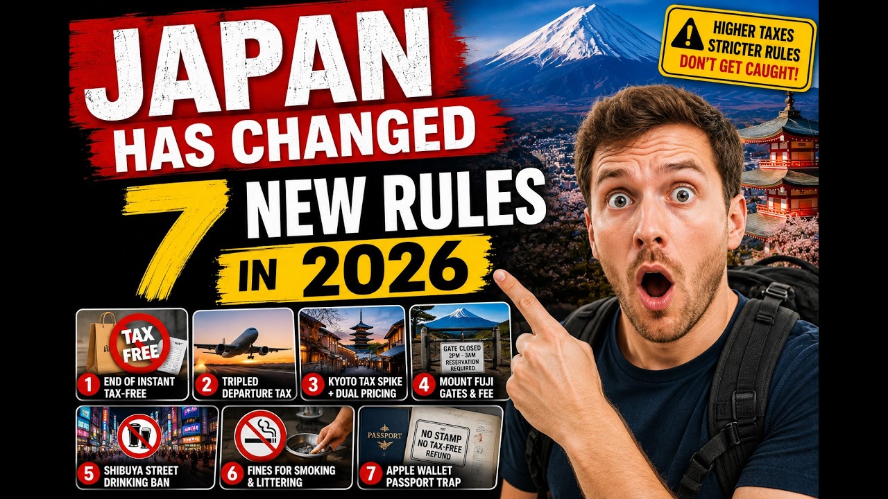 Japan Has Changed: 7 New Rules You Must Know Before Visiting in 2026 🇯🇵