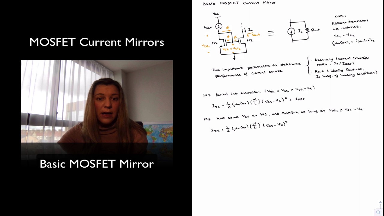 Basic MOSFET Current Mirror