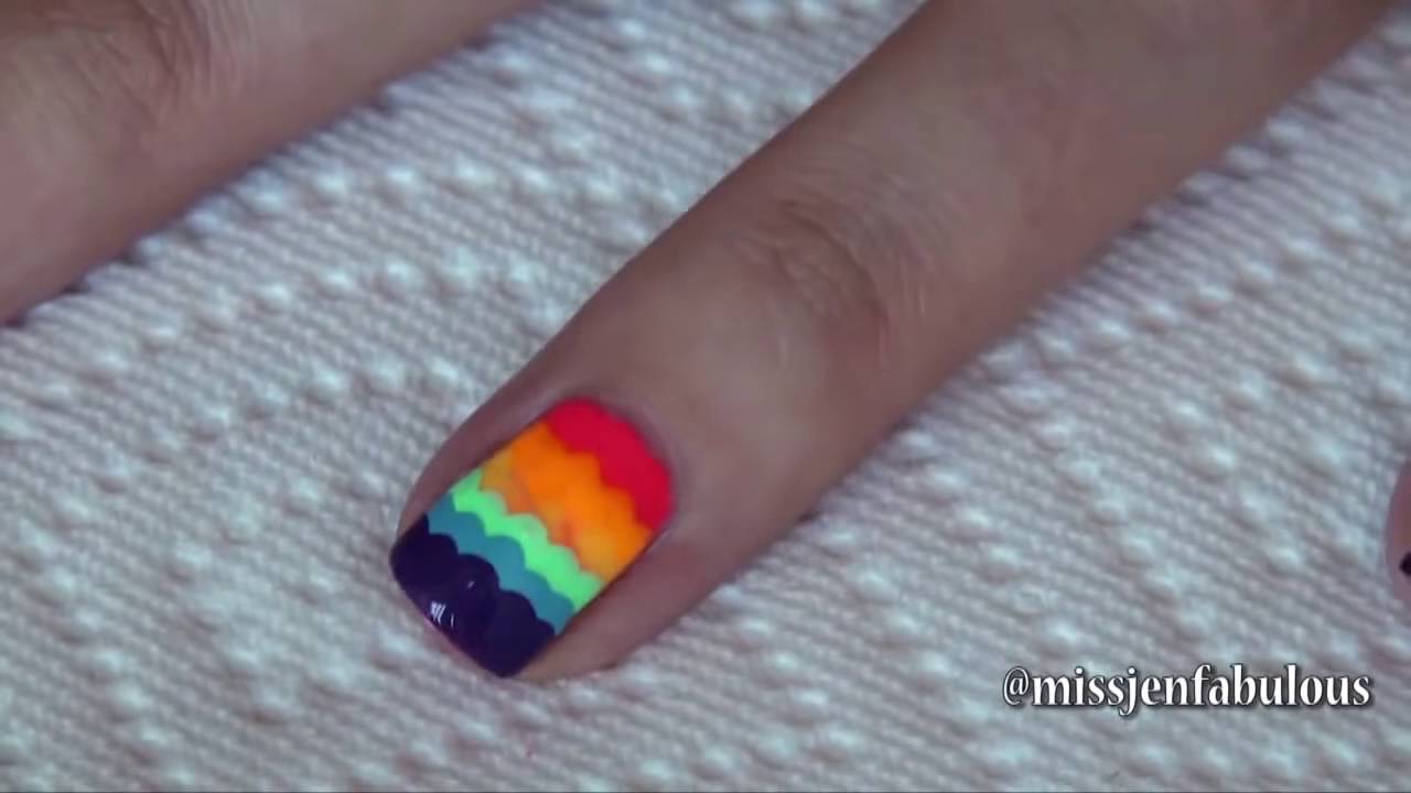 Lazy Girl Nail Art Ideas That Are Actually Easy - [Nail File Drawing]