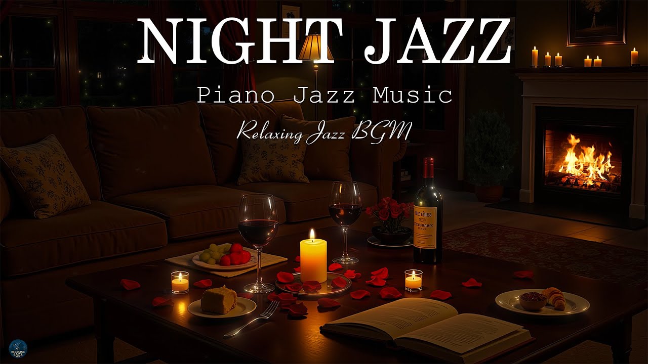 Sweet Night Jazz - Smooth Jazz Piano Music - Delicate Jazz Music for Relax, Overcome Stress, Sleep