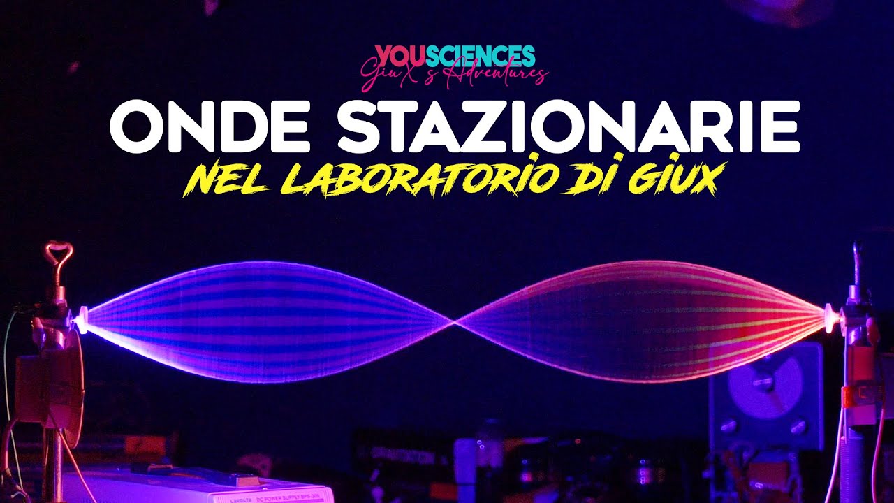 Generare delle ONDE STAZIONARIE luminose e Scoprire come una RISONANZA Separa la LUCE (4K) GiuXlab