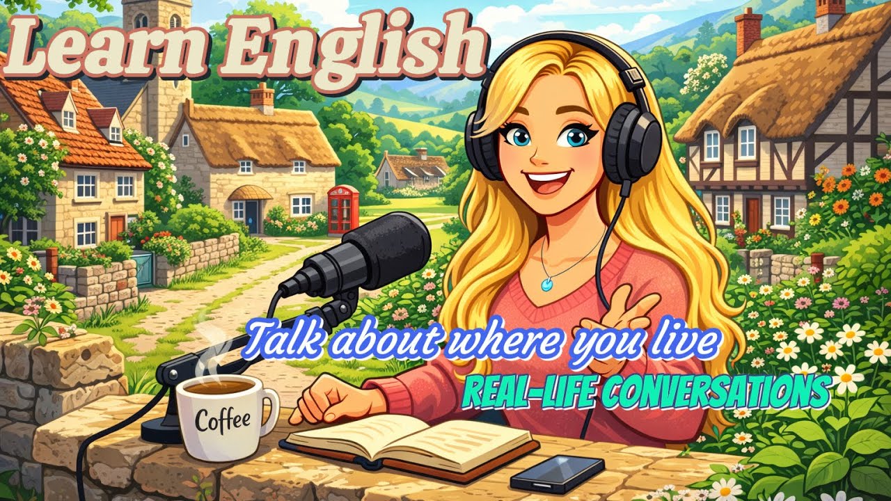 Simple English Conversation | Talking About Where You Live | Learn English Easily 