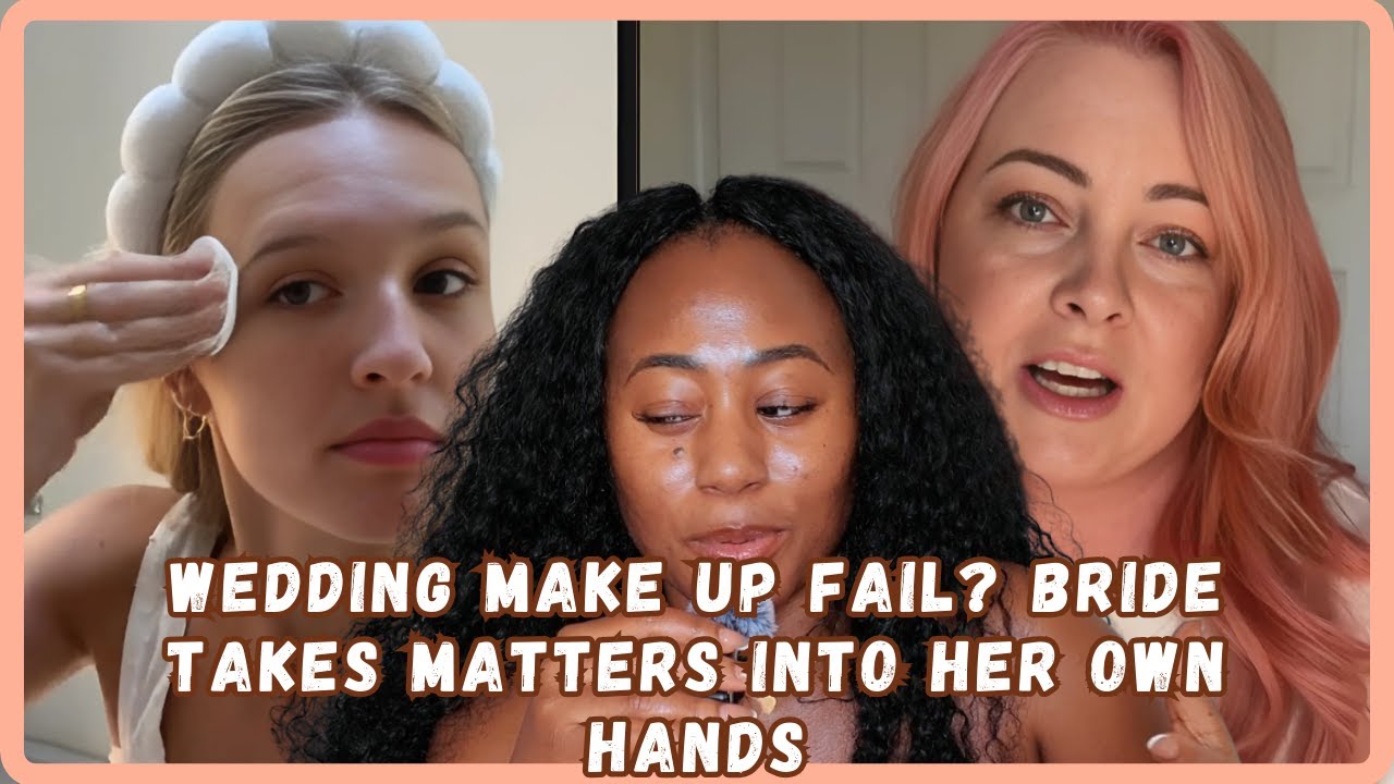 Bride Cleans Off Makeup Artist Work On Her Wedding Day- Sparks Huge Debate- Viral Video