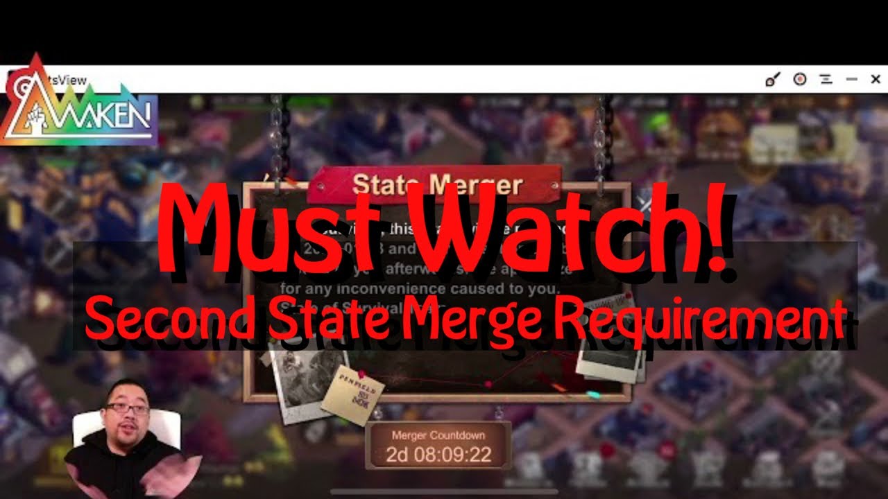 MUST WATCH - Requirement for Second State Merge in State of Survival
